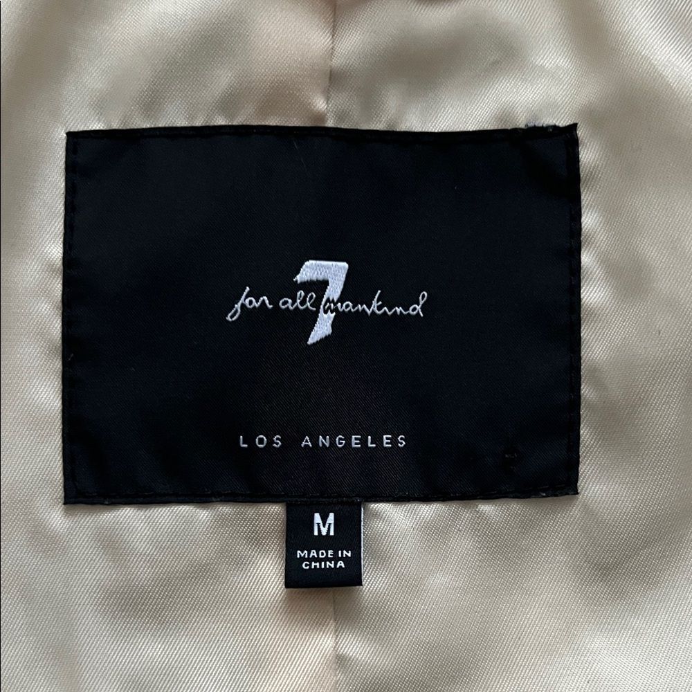 Like New! 7 For All Mankind Floral Quilted Jacket in Size M - Picture 5 of 16